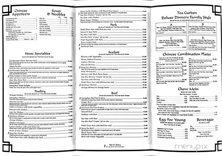 Menu page 8