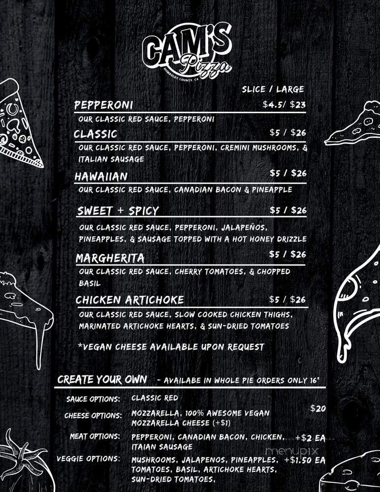 Menu page 2