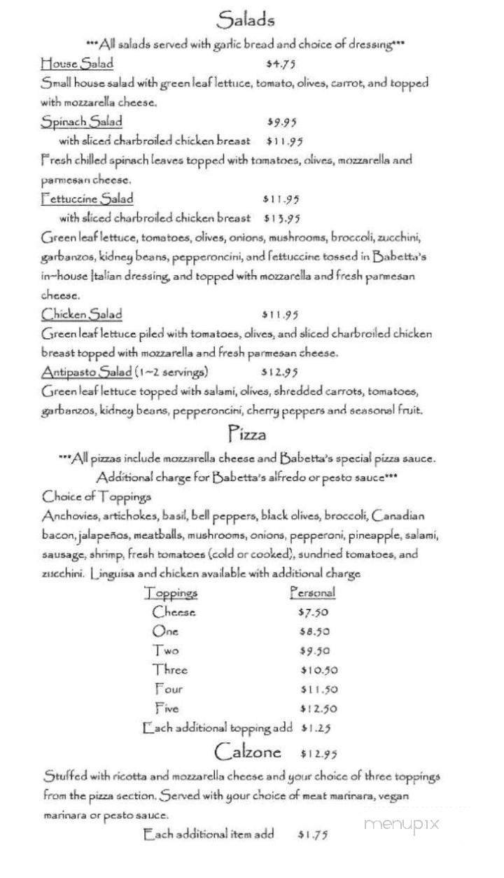 Menu page 4