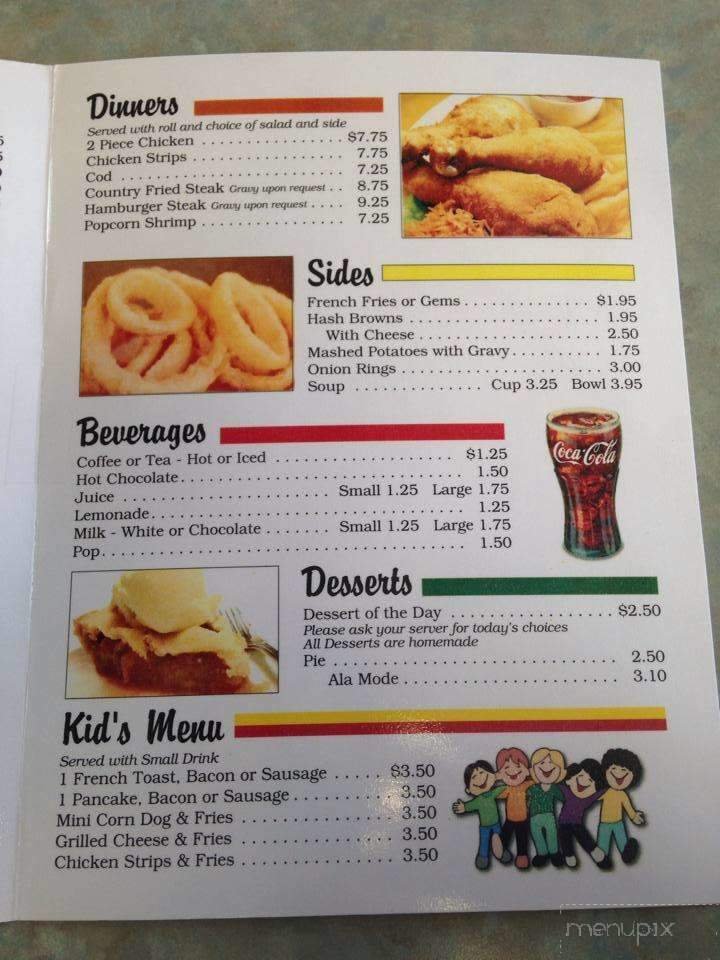 Menu page 2
