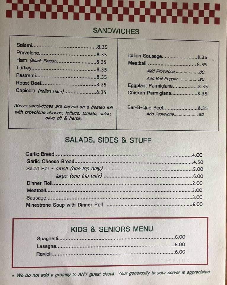 Menu page 3