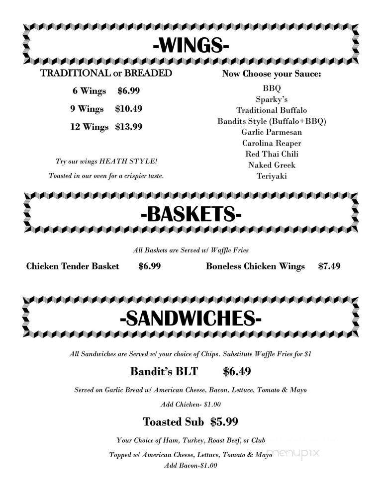 Menu page 2