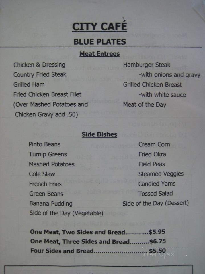 Menu page 2