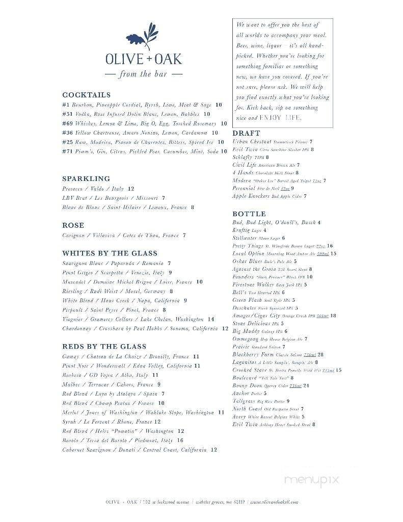 Menu page 1
