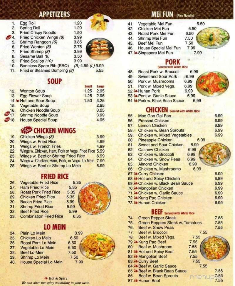 Menu page 2