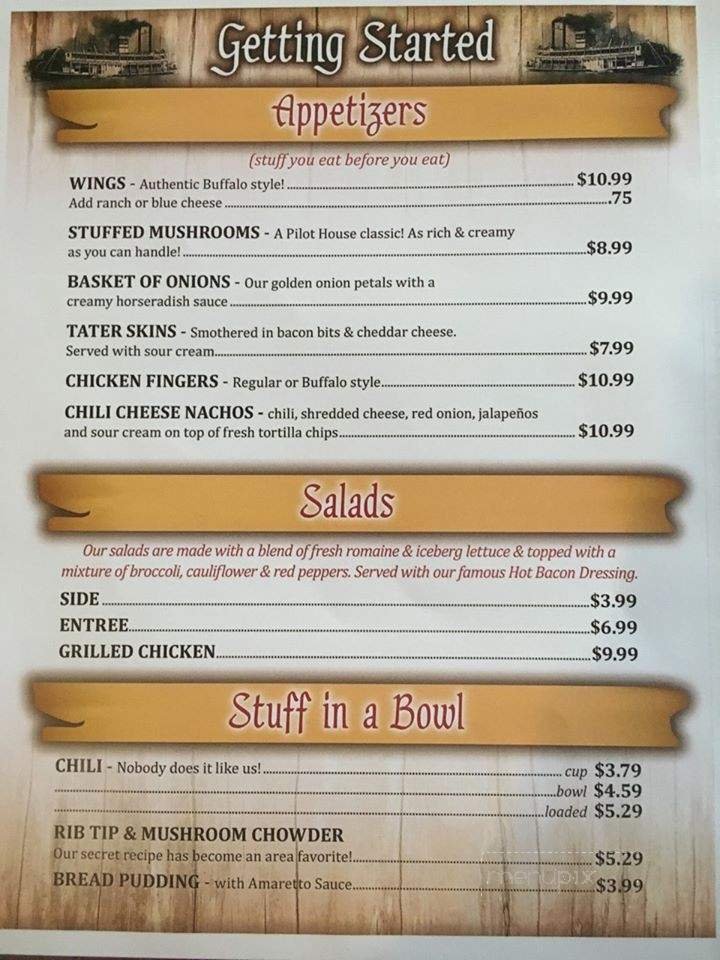 Menu page 1