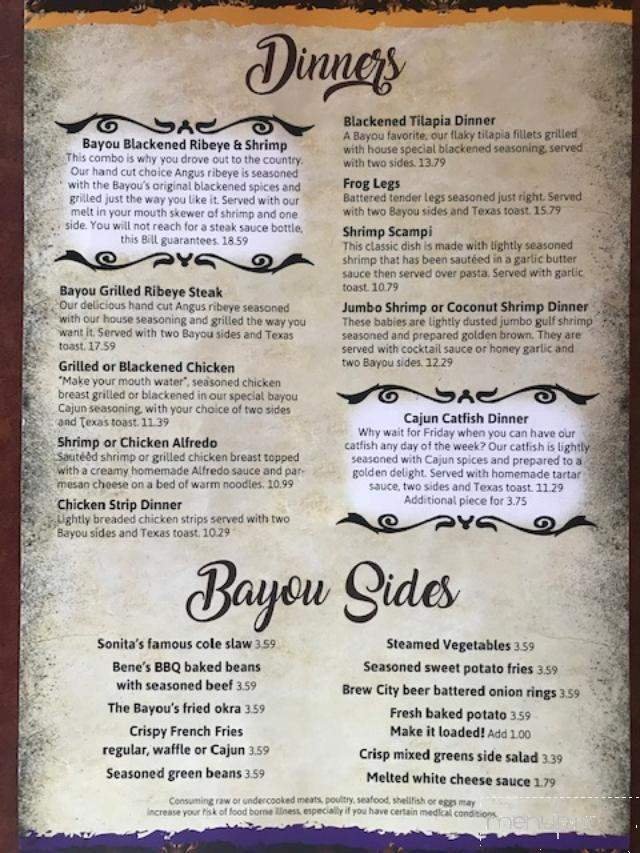 Menu page 2