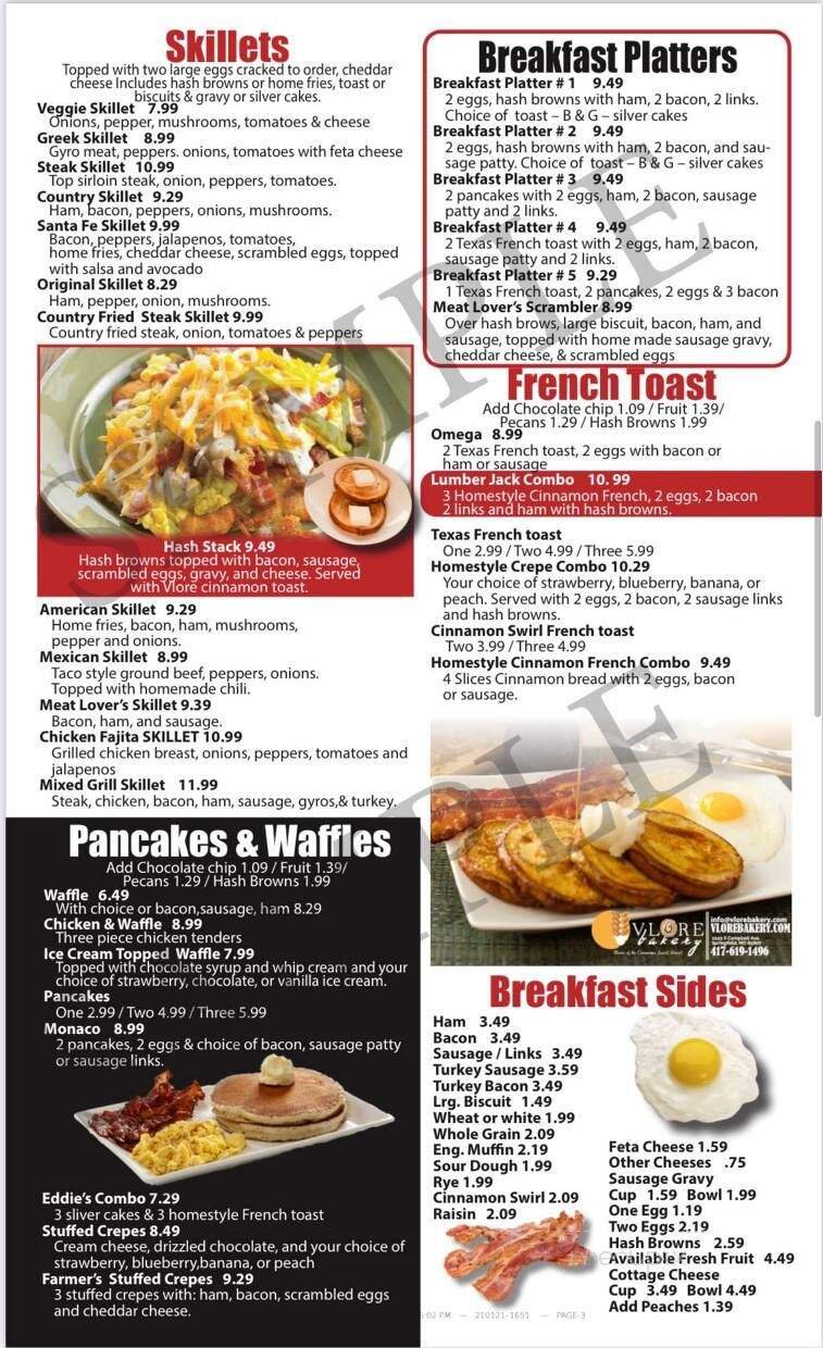 Menu page 2