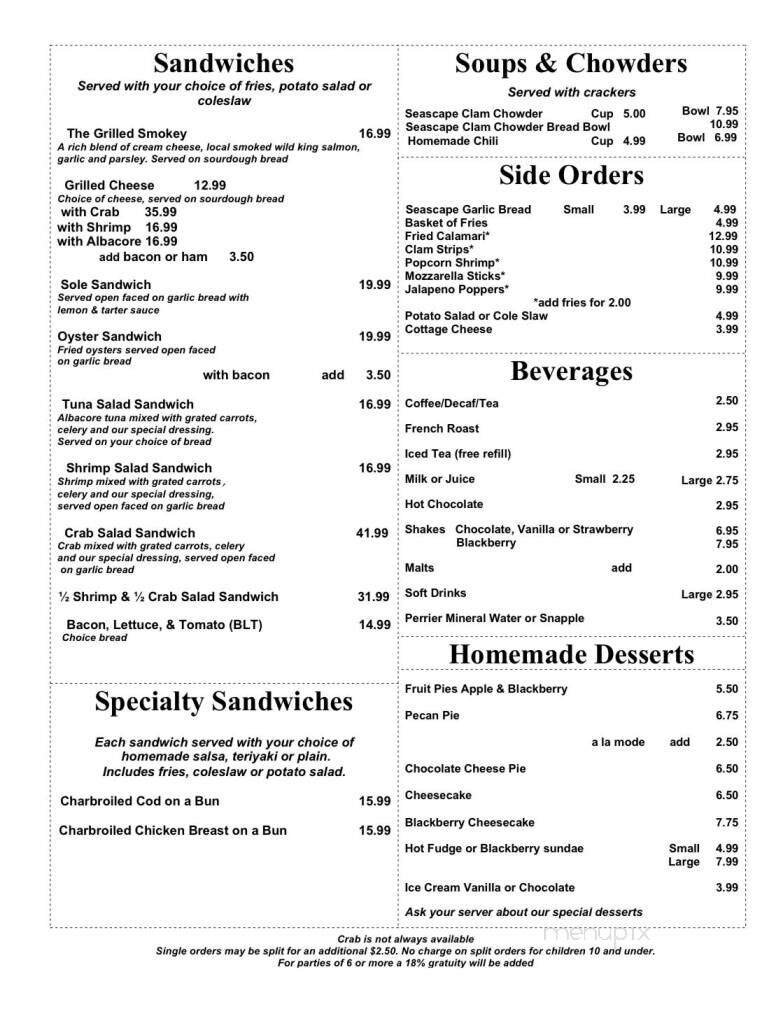 Menu page 2