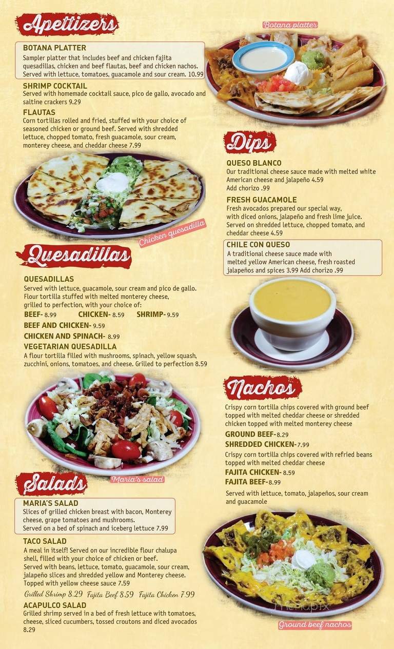 Menu page 2