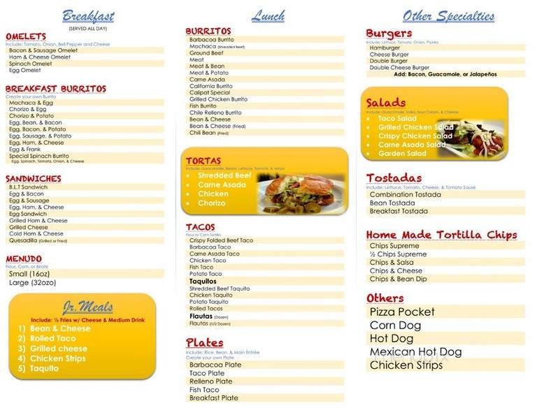 Menu page 2