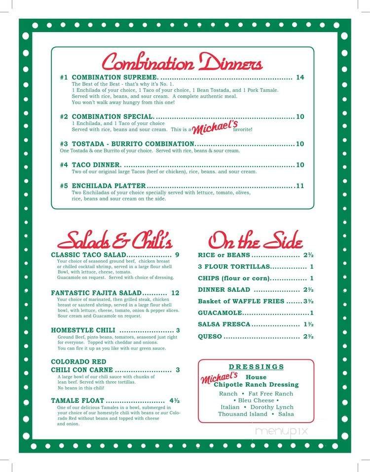Menu page 2