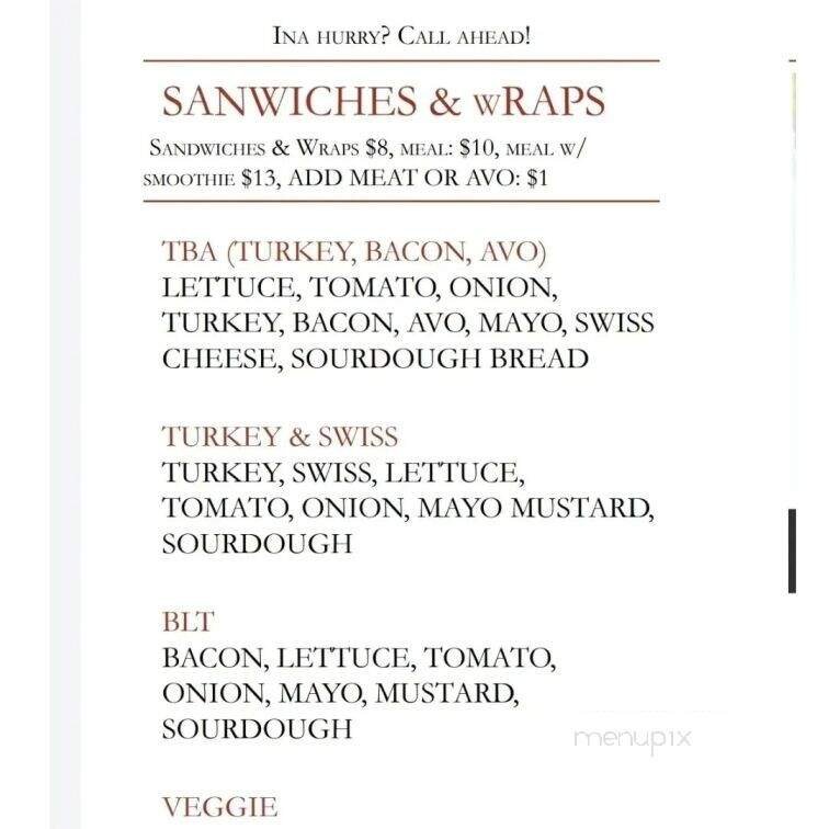 Menu page 6