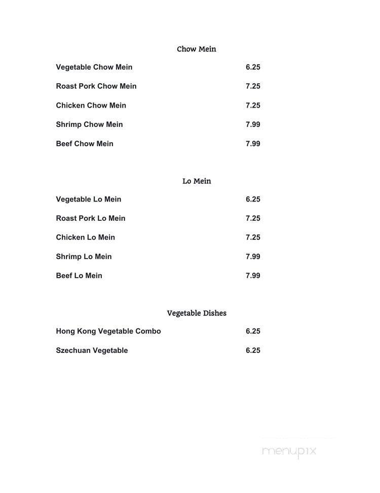Menu page 2