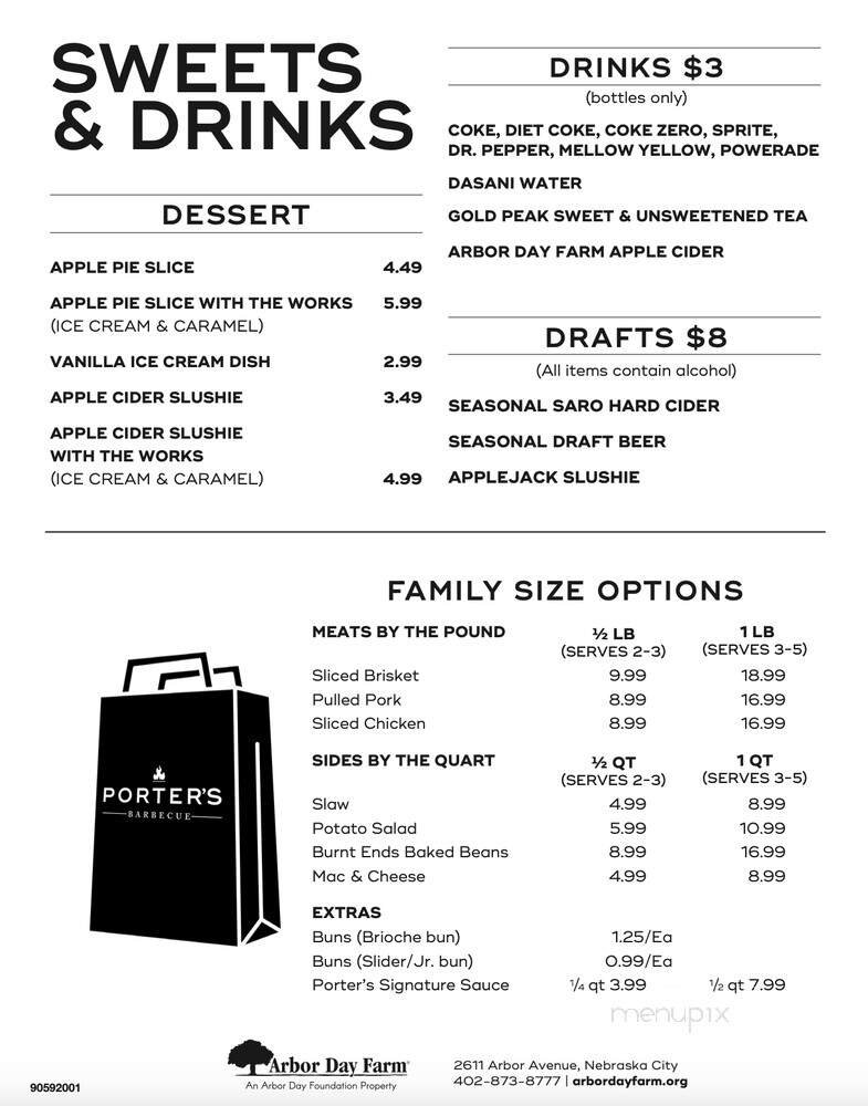 Menu page 1