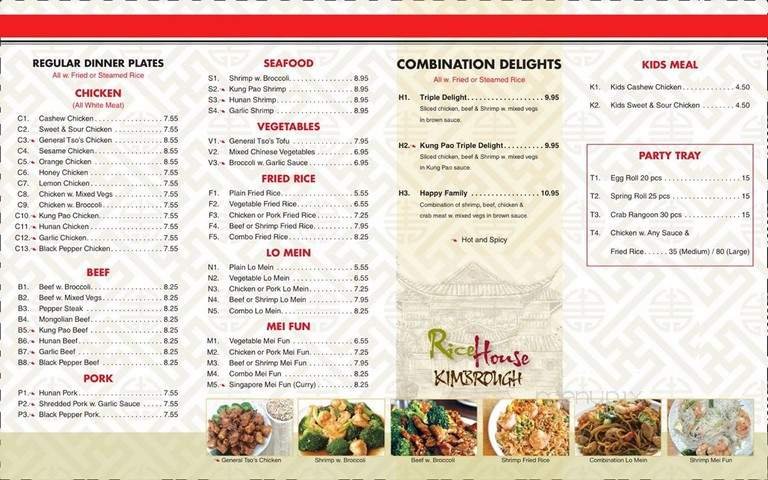 Menu page 2