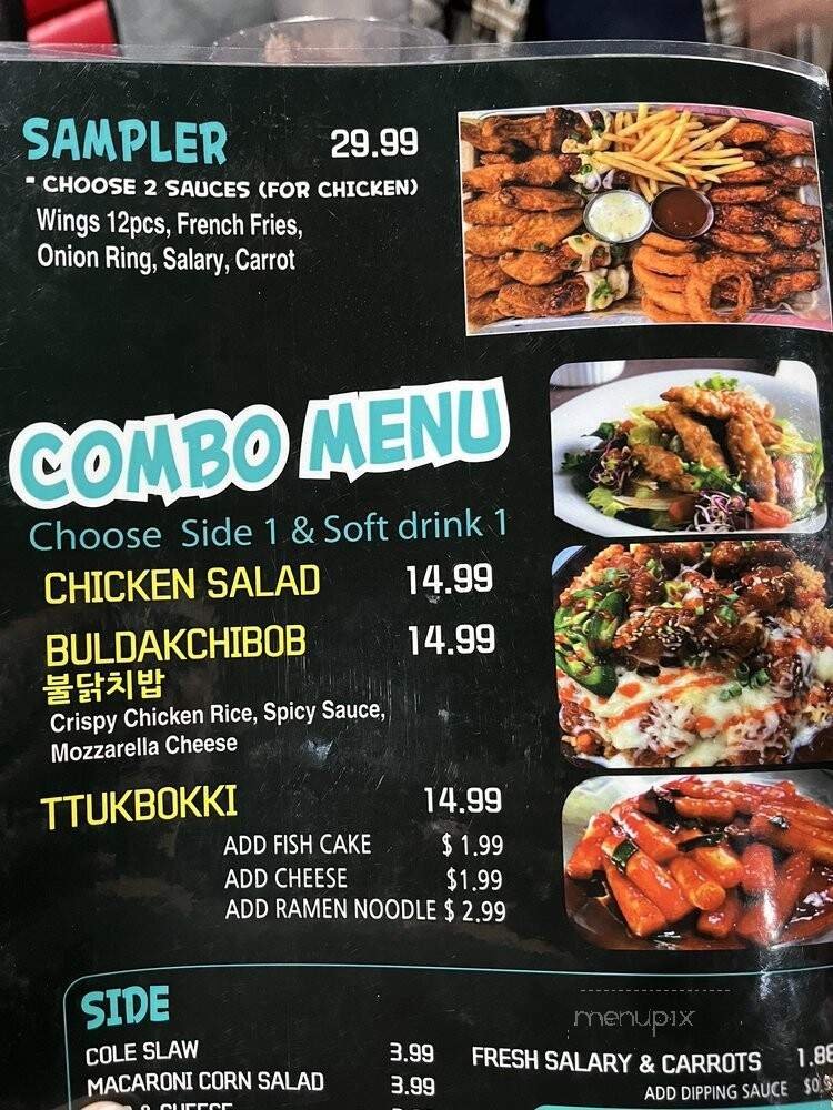 Menu page 1