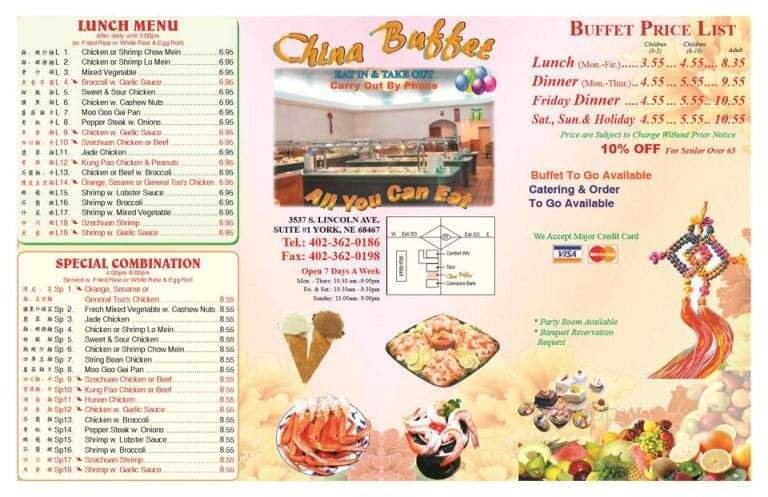 Menu page 2
