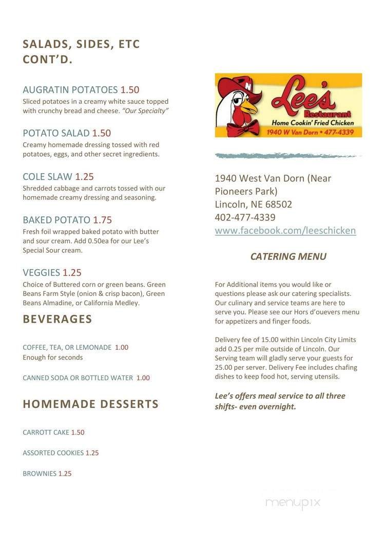 Menu page 2