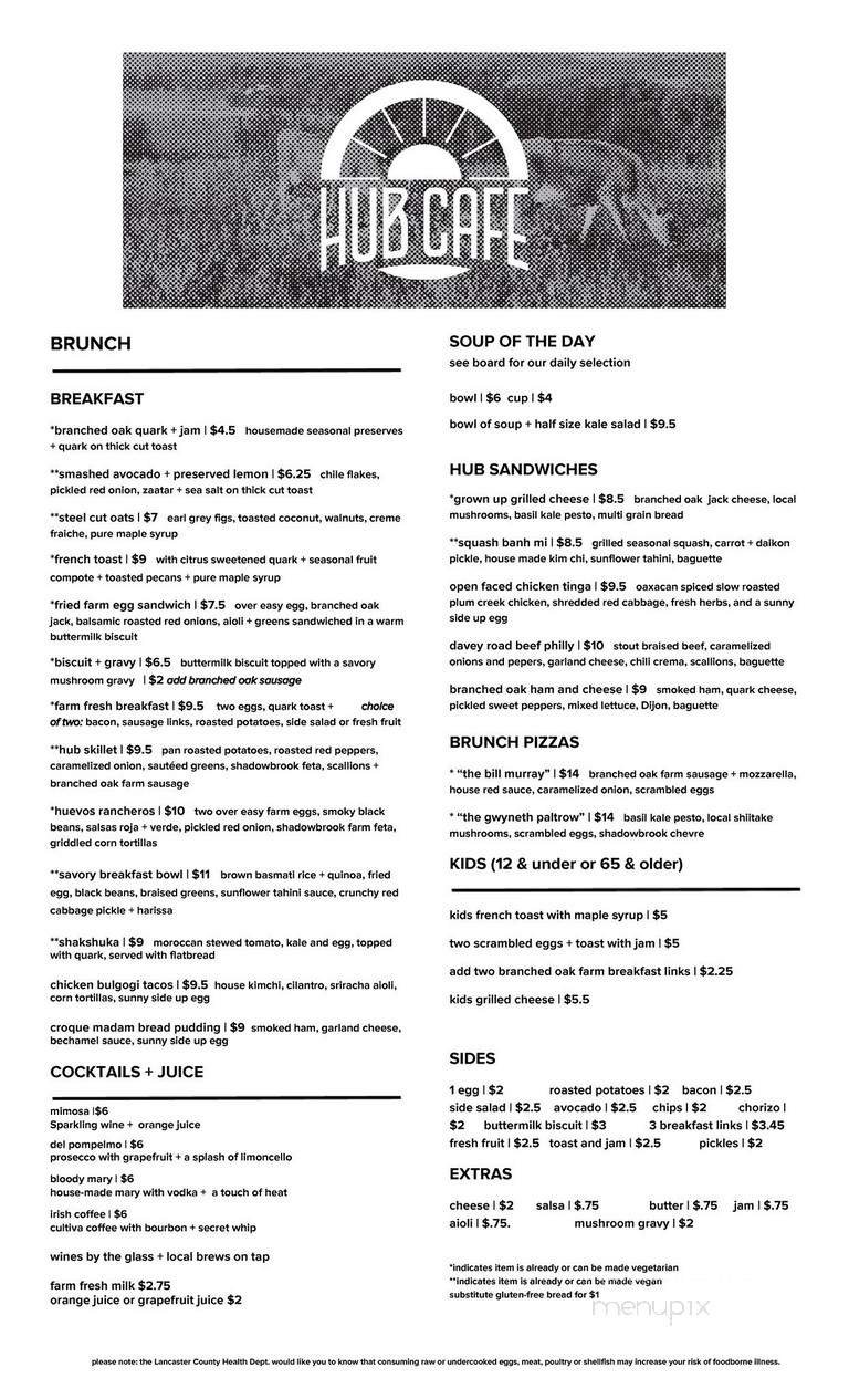 Menu page 2