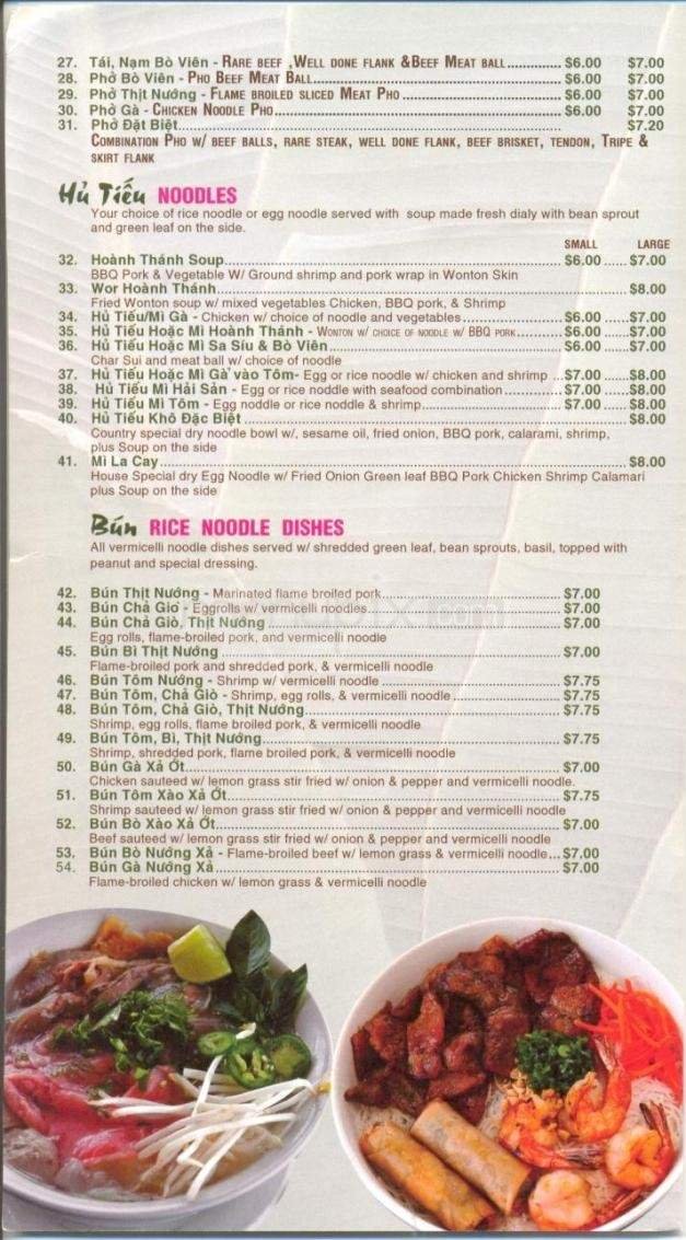 Menu page 2