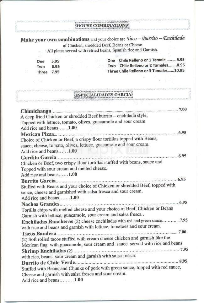 Menu page 2