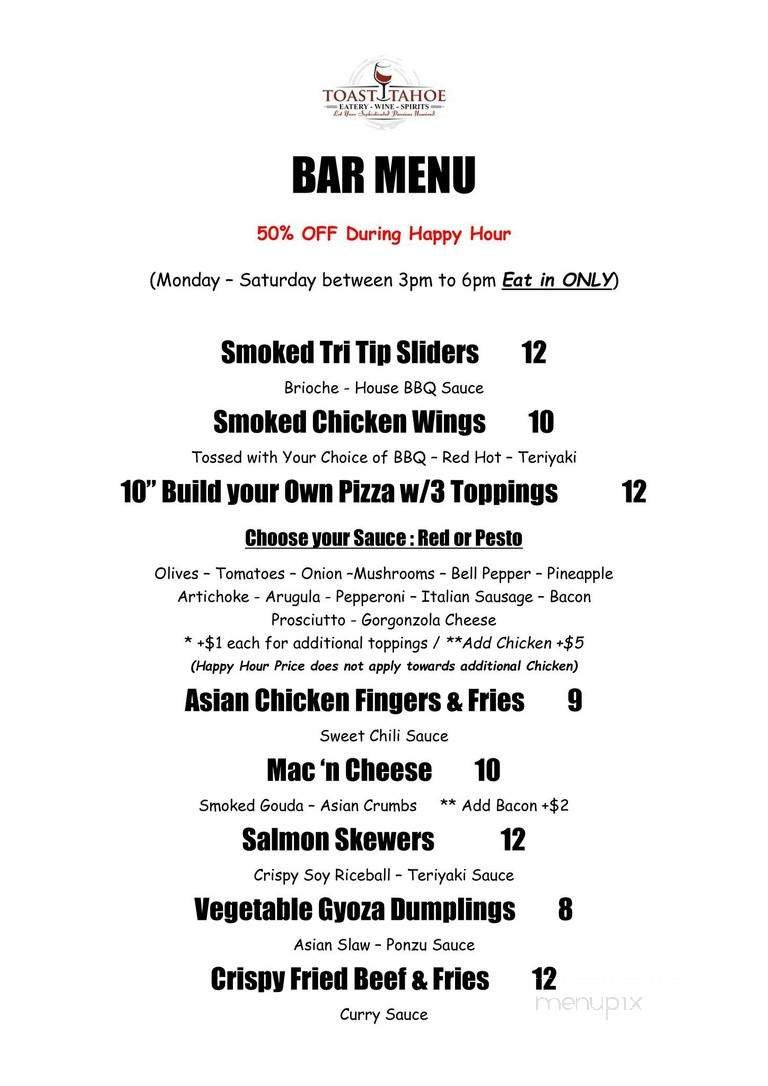 Menu page 1
