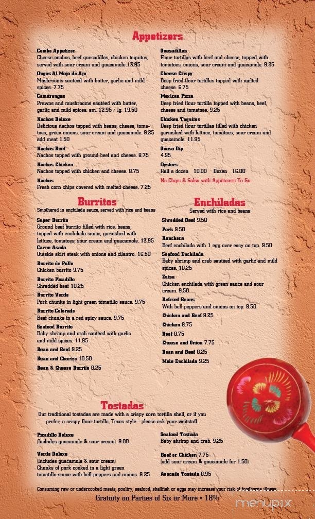 Menu page 2