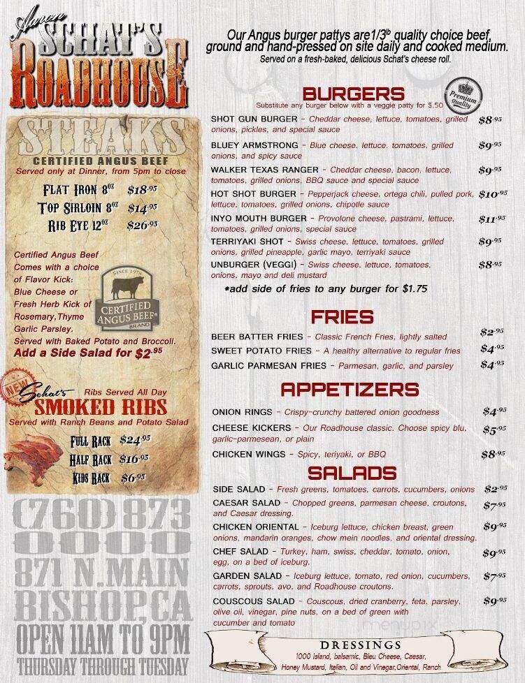 Menu page 1
