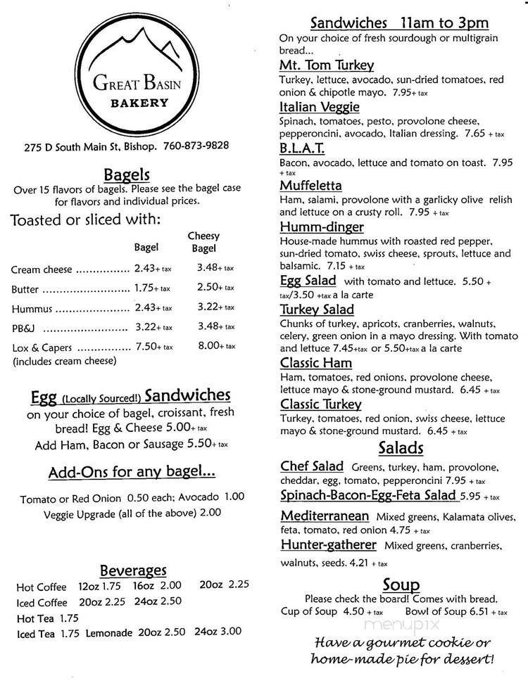 Menu page 1