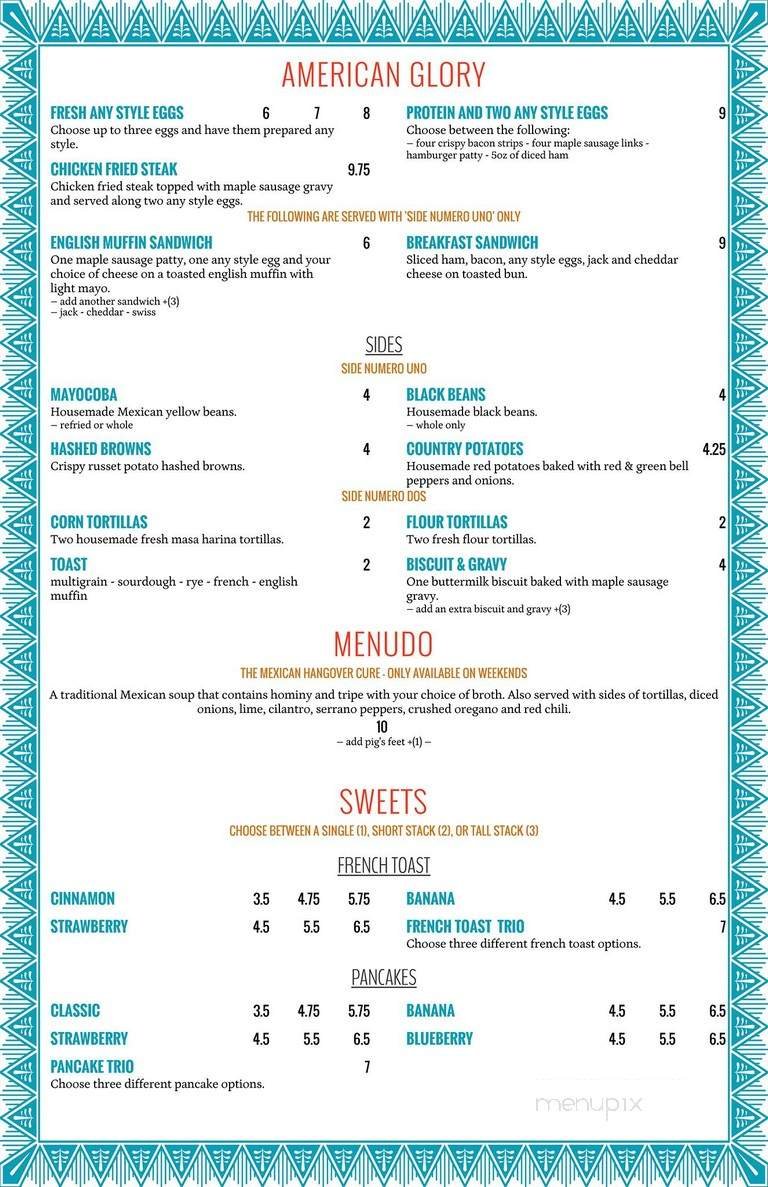Menu page 3
