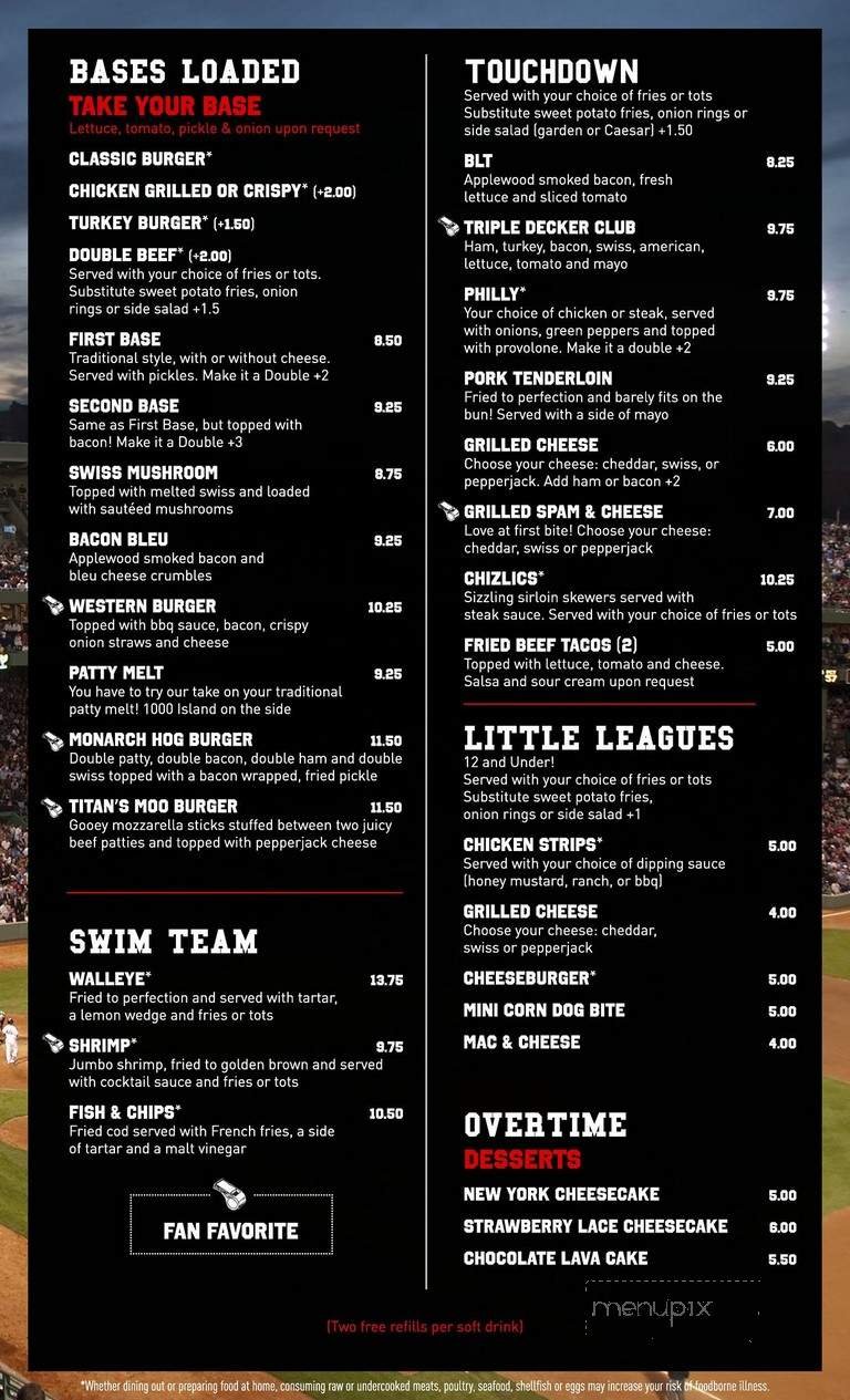 Menu page 2