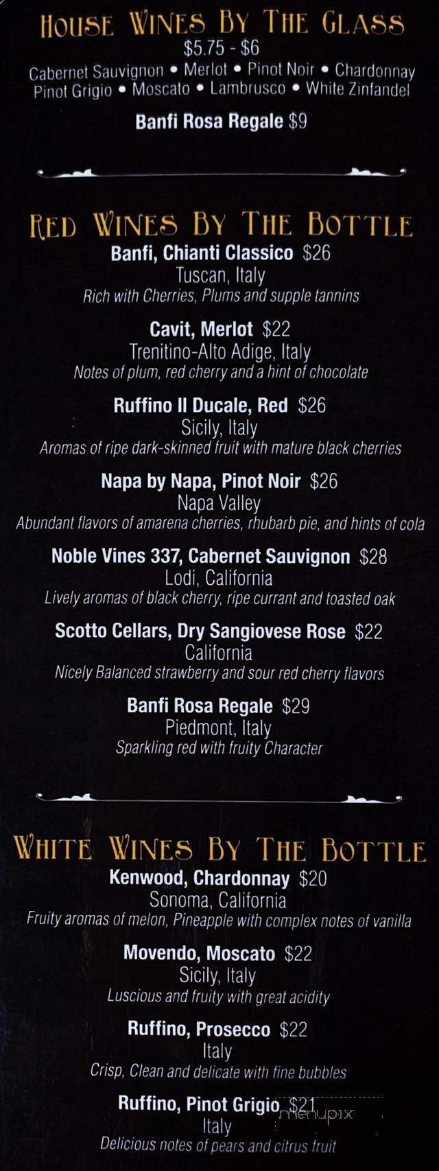 Menu page 2