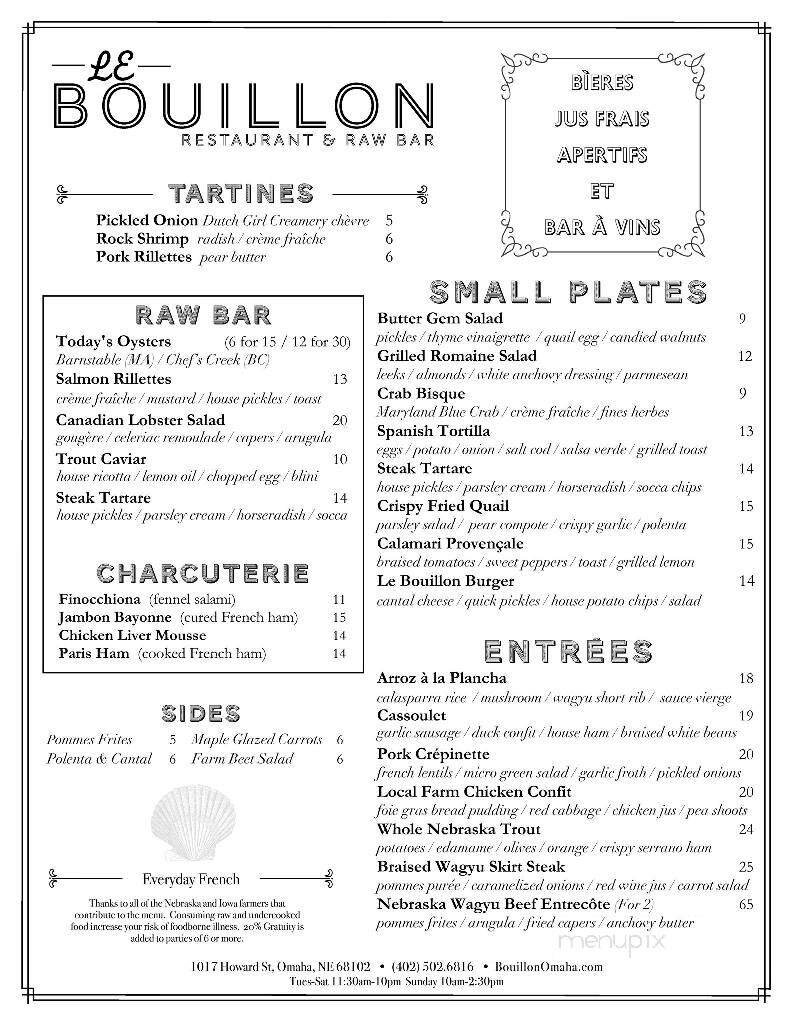 Menu page 2