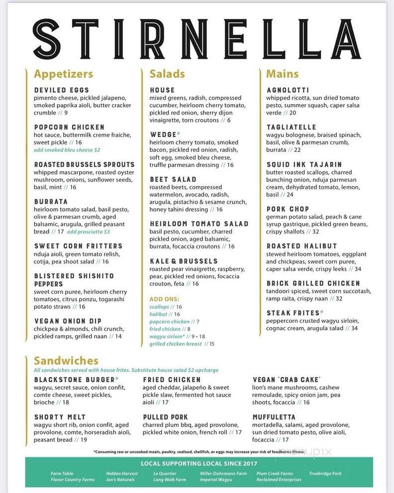 Menu page 2