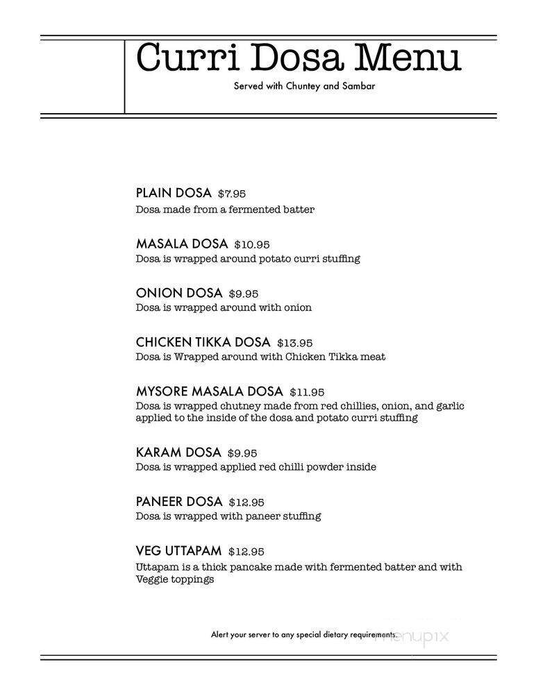Menu page 1