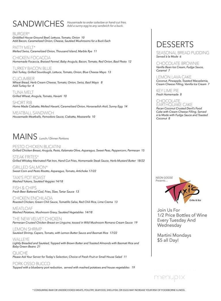 Menu page 2