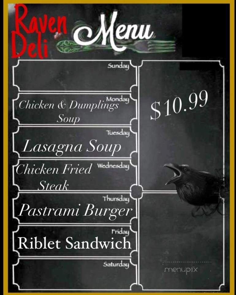 Menu page 1