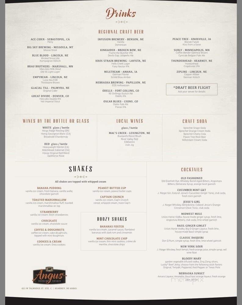 Menu page 1