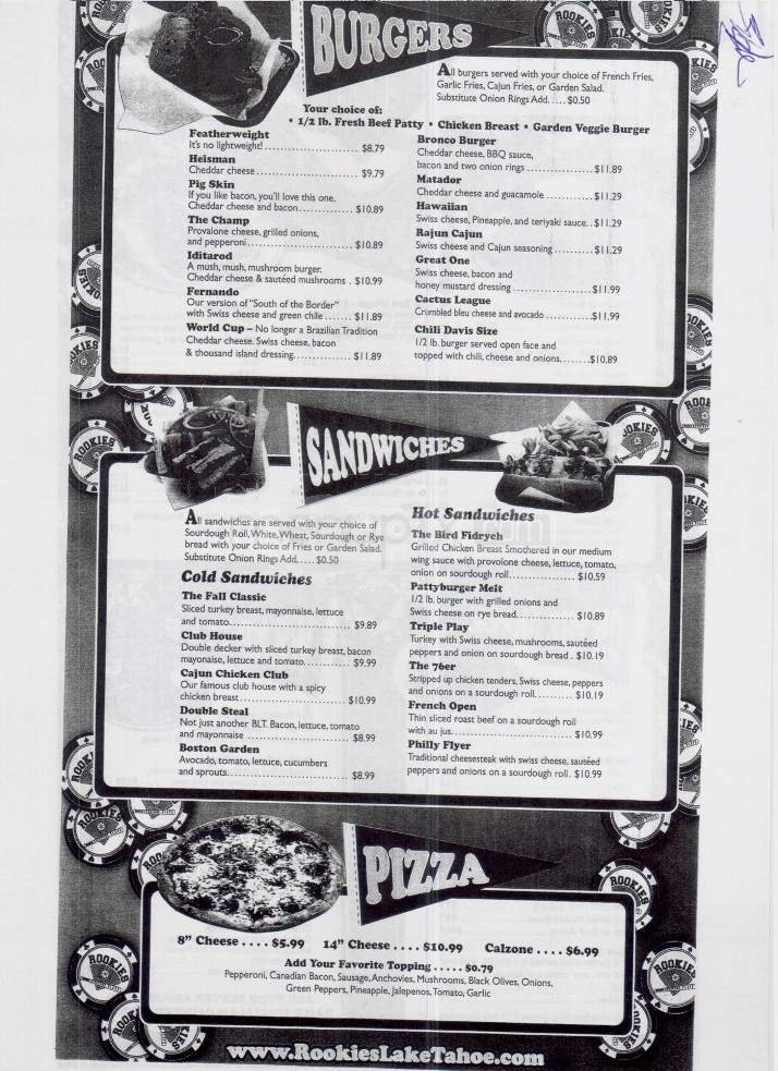 Menu page 2