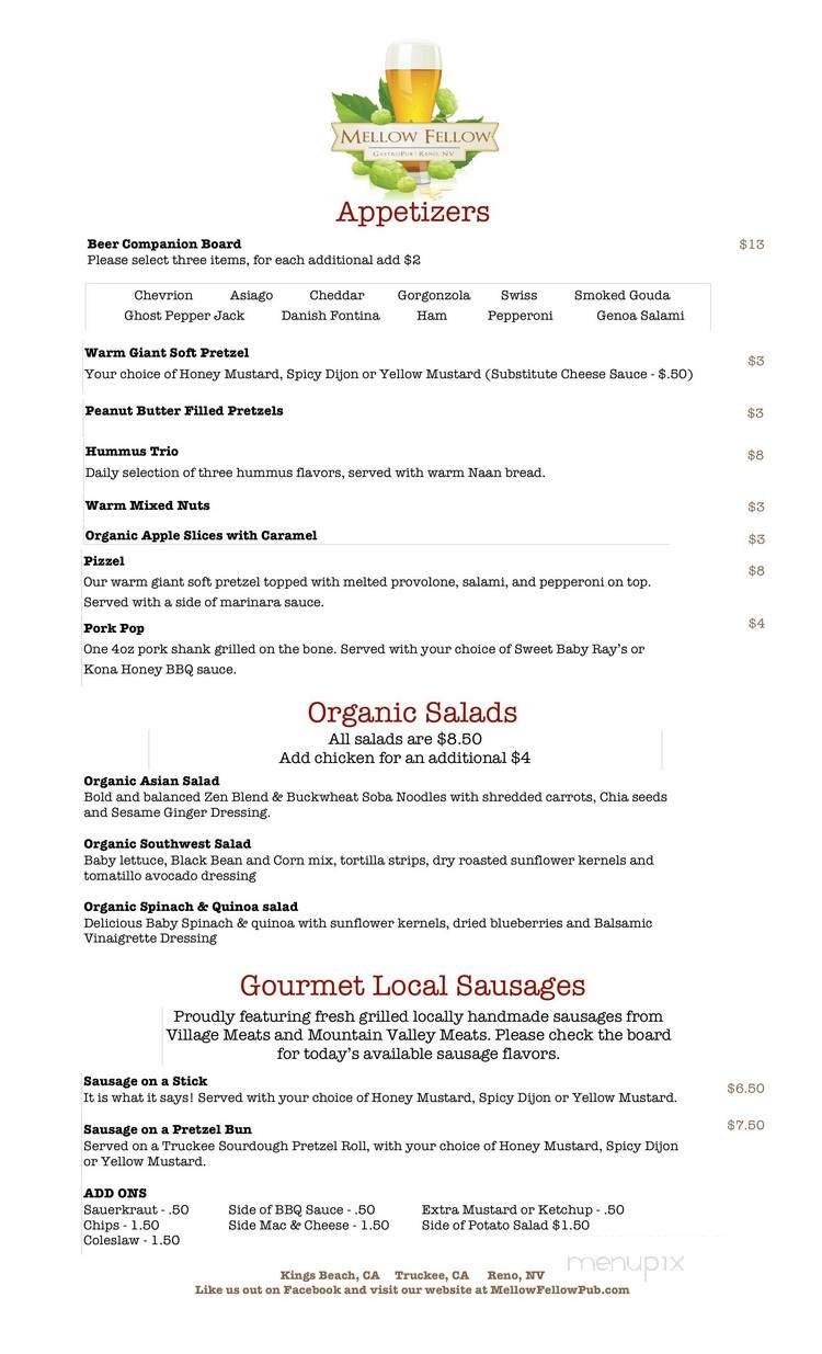 Menu page 1