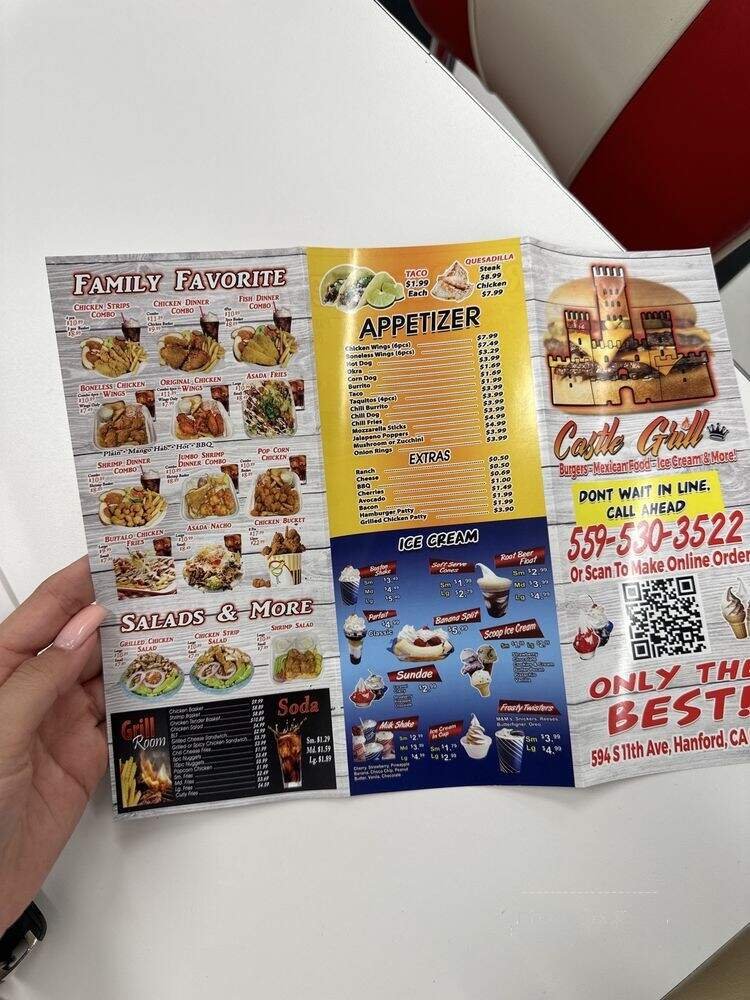 Menu page 1