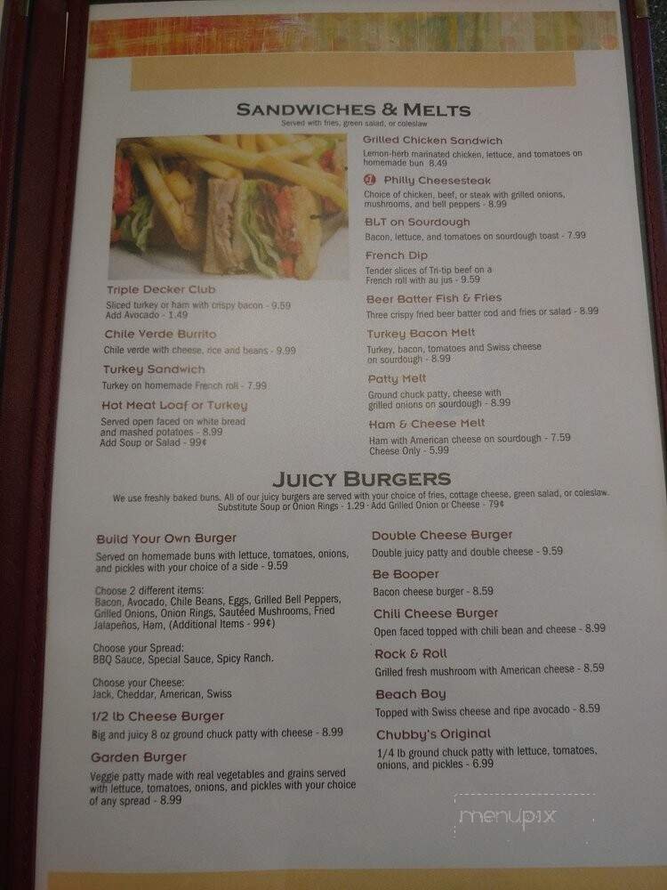 Menu page 2