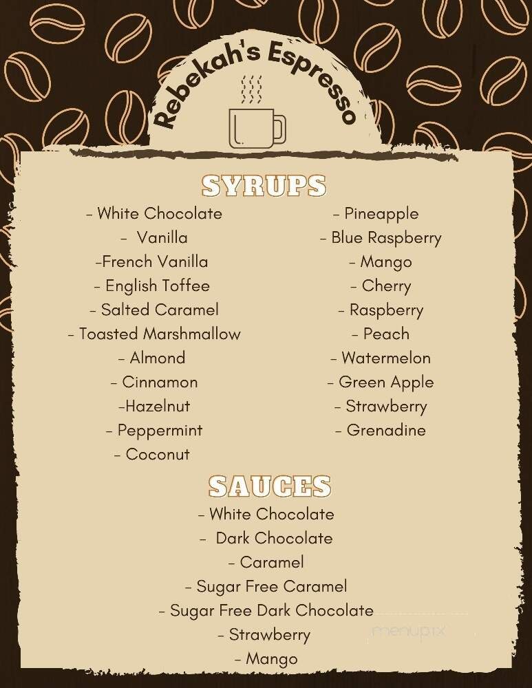 Menu page 2
