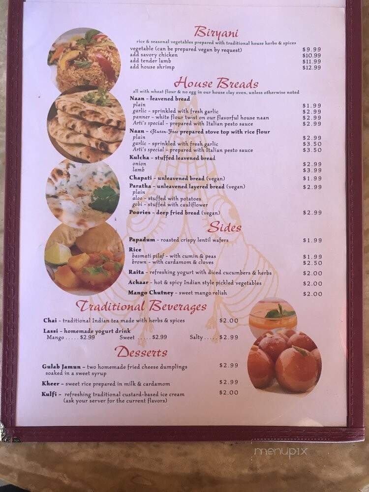 Menu page 7