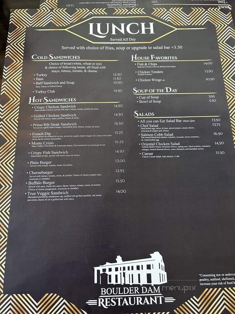 Menu page 1