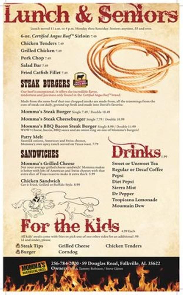 Menu page 3