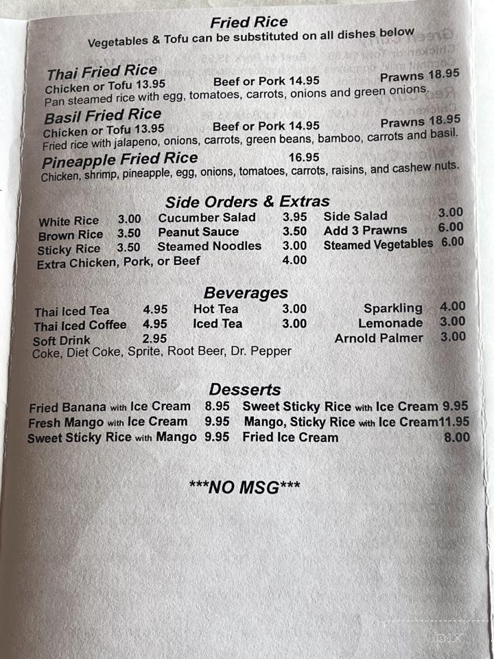 Menu page 19