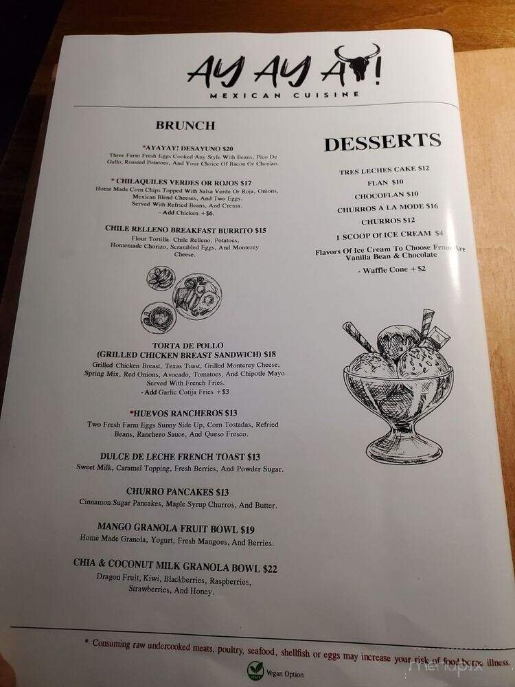 Menu page 1