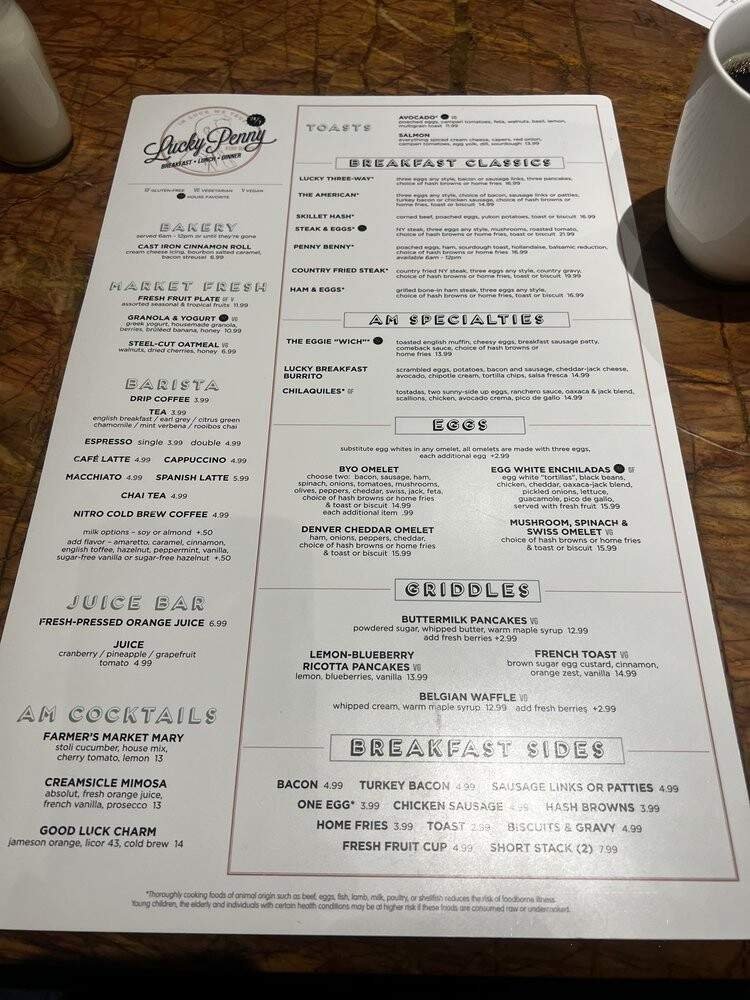 Menu page 2